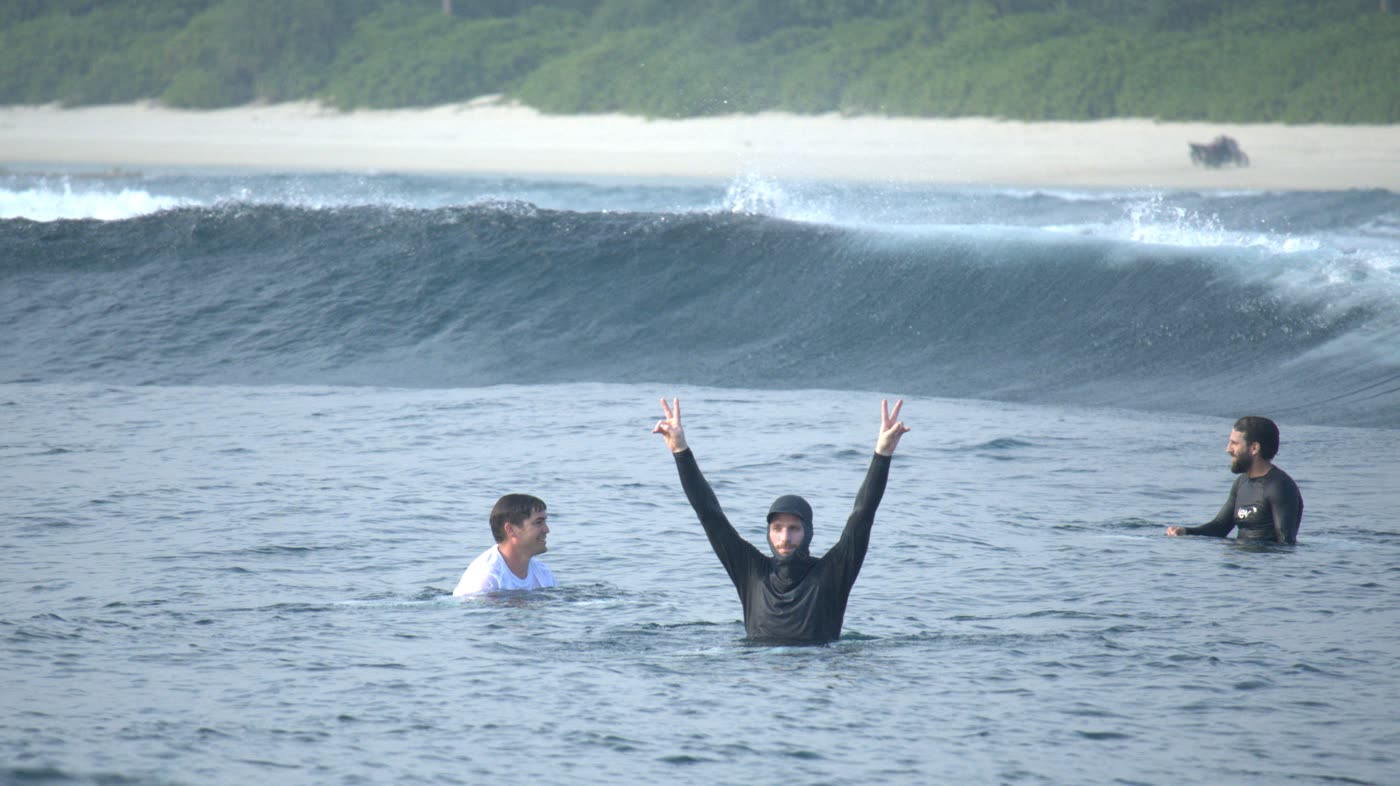 Surfing in Andaman