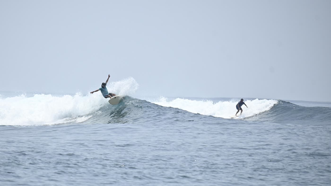 Surfing in the Andaman Islands